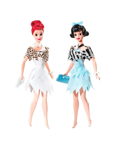 Muñecas Barbie Coleccionista Los Picapiedra - Wilma y Betty