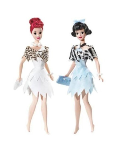 Muñecas Barbie Coleccionista Los Picapiedra - Wilma y Betty