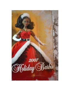 Muñeca Barbie Coleccionista Vacaciones 2007 - Glamour Navideño 2