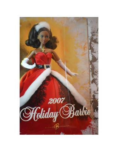 Muñeca Barbie Coleccionista Vacaciones 2007 - Glamour Navideño