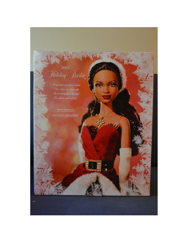 Muñeca Barbie Coleccionista Vacaciones 2007 - Glamour Navideño
