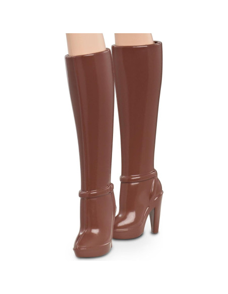 Muñeca Barbie Coleccionista Look Compradora Ciudad Vestido Blanco