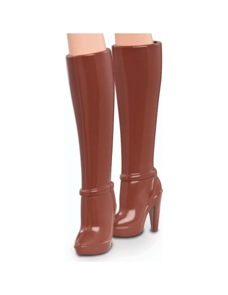 Muñeca Barbie Coleccionista Look Compradora Ciudad Vestido Blanco