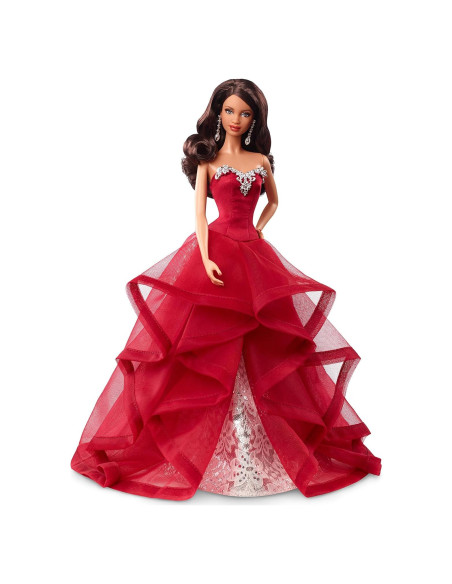 Muñeca de Navidad Barbie 2015 Afroamericana CHR78 Mattel