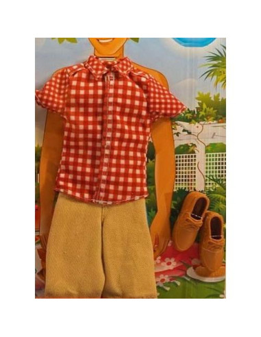 Set de Ropa de Moda Barbie y Ken Picnic X7864 - 3 años+