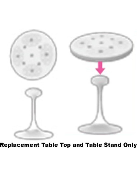 Repuesto Mesa y Soporte Barbie Casa Malibu FXG57 - Blanco