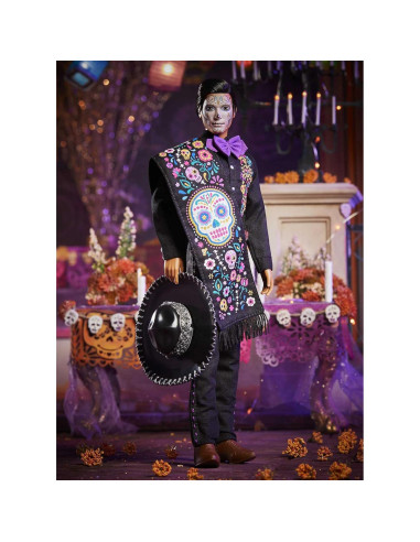 Muñeca Ken Barbie Día de Muertos 2021 - Mattel 30.48 cm
