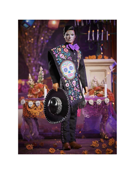 Muñeca Ken Barbie Día de Muertos 2021 - Mattel 30.48 cm