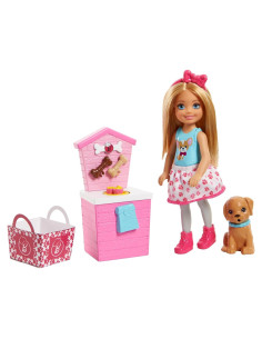Tienda de Cachorros Barbie Chelsea con Muñeca y Accesorios