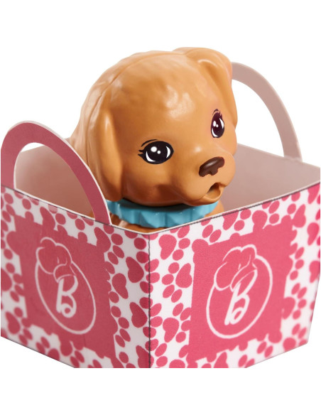 Tienda de Cachorros Barbie Chelsea con Muñeca y Accesorios