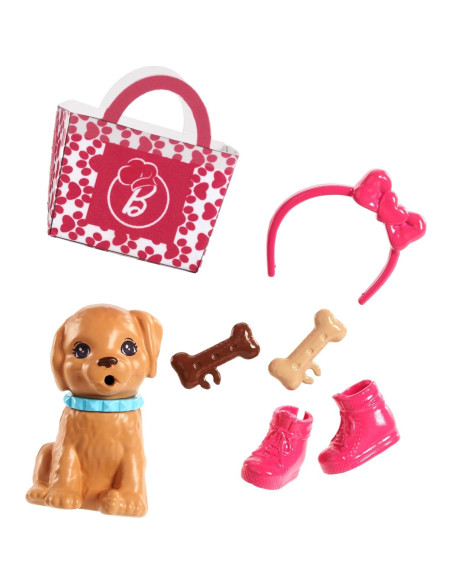 Tienda de Cachorros Barbie Chelsea con Muñeca y Accesorios