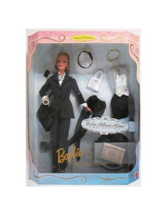 Muñeca Barbie Millicent Roberts Pinstripe Power Mattel 1997