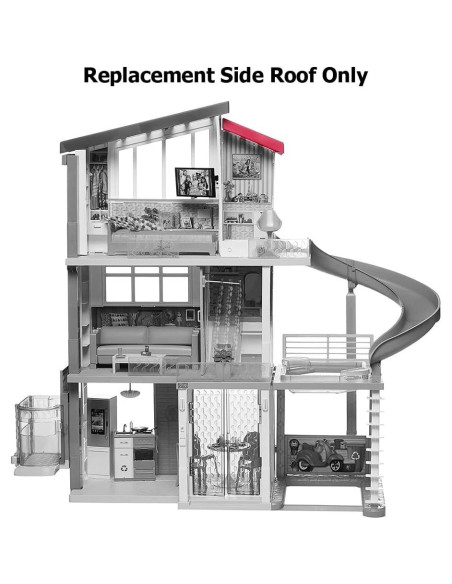 Techo Lateral Rosa de Repuesto Barbie FHY73 FHY74 Casa de Muñecas