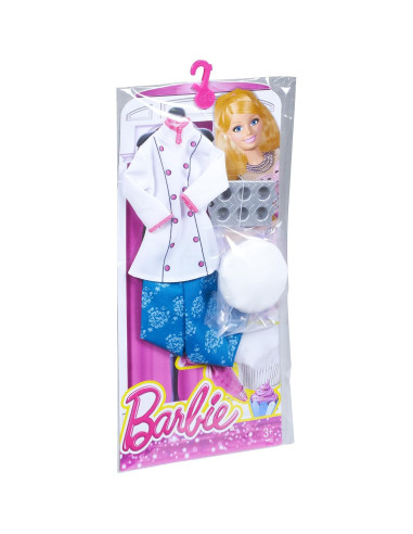 Ropa de Carrera para Muñeca Barbie Pastelera con Accesorios