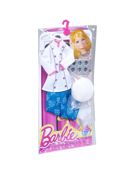 Ropa de Carrera para Muñeca Barbie Pastelera con Accesorios