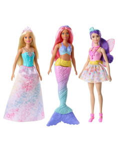 Muñecas Barbie Dreamtopia Mattel - Set de 3 muñecas