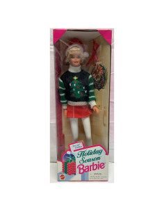 Muñeca Barbie Edición Especial Navidad 1996 249g 33cm