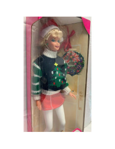Muñeca Barbie Edición Especial Navidad 1996 249g 33cm 2