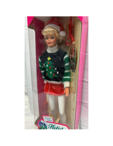 Muñeca Barbie Edición Especial Navidad 1996 249g 33cm