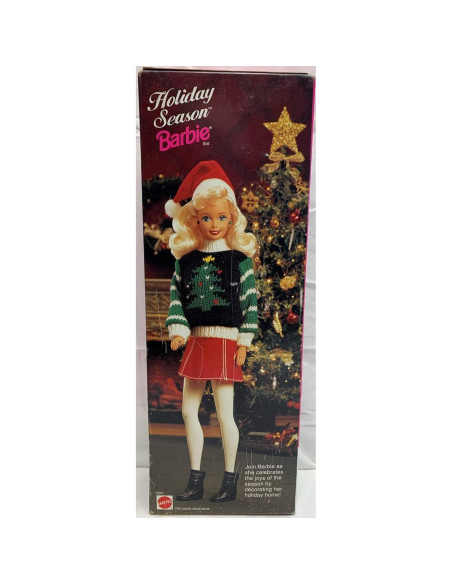 Muñeca Barbie Edición Especial Navidad 1996 249g 33cm