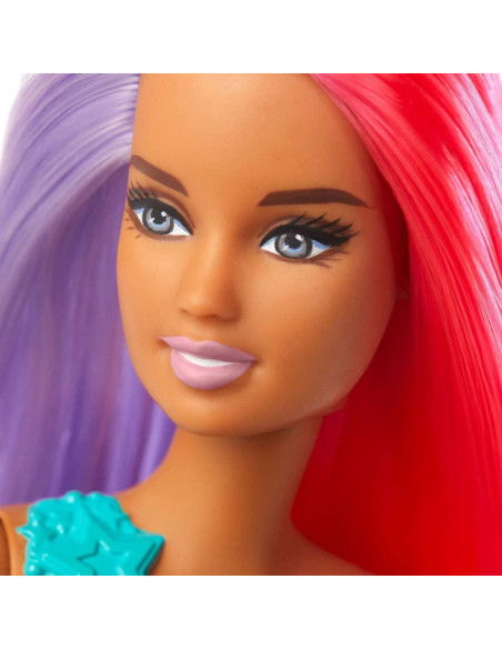 Muñeca Sirena Barbie Dreamtopia 30.48 cm Cabello Rosa y Púrpura