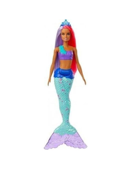 Muñeca Sirena Barbie Dreamtopia 30.48 cm Cabello Rosa y Púrpura