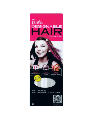 Paquete de Recarga de Extensiones de Cabello Barbie - 8 Piezas