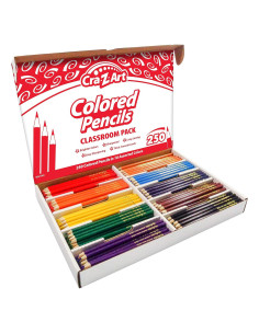 Lápices de Colores Cra-Z-Art 250ct 10 Colores Variados