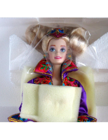 Muñeca Barbie Esplendor Real de Porcelana 1993 Edición Limitada