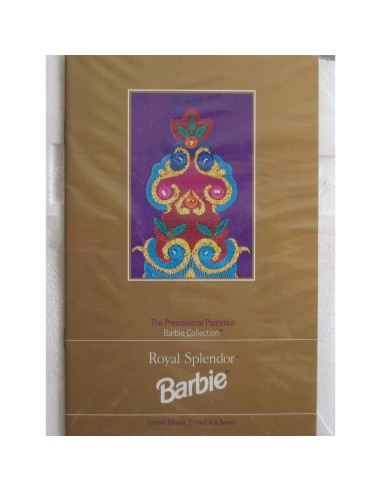 Muñeca Barbie Esplendor Real de Porcelana 1993 Edición Limitada