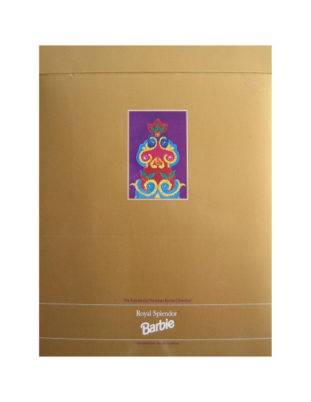 Muñeca Barbie Esplendor Real de Porcelana 1993 Edición Limitada