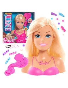 Cabeza de Estilo Barbie Rubia - Set de Peinados 0.45 kg