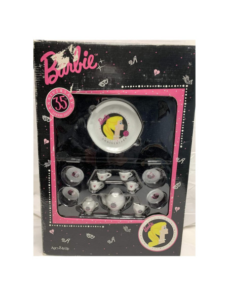 Juego de té miniatura Barbie 35 Aniversario - Edición Limitada