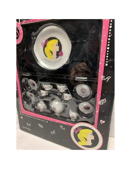 Juego de té miniatura Barbie 35 Aniversario - Edición Limitada