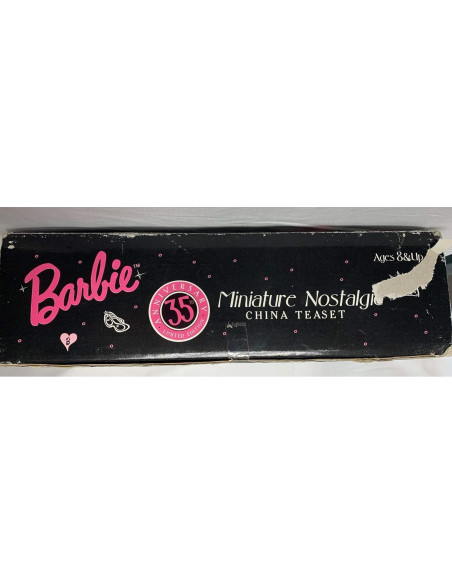 Juego de té miniatura Barbie 35 Aniversario - Edición Limitada