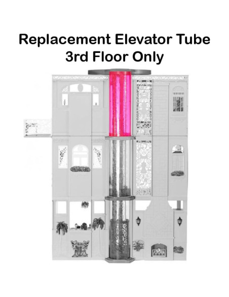 Tubo Elevador de Reemplazo Barbie X7949 3er Piso Original