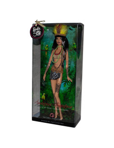 Muñeca Barbie Muñecas del Mundo Amazonia Mattel 34.5cm