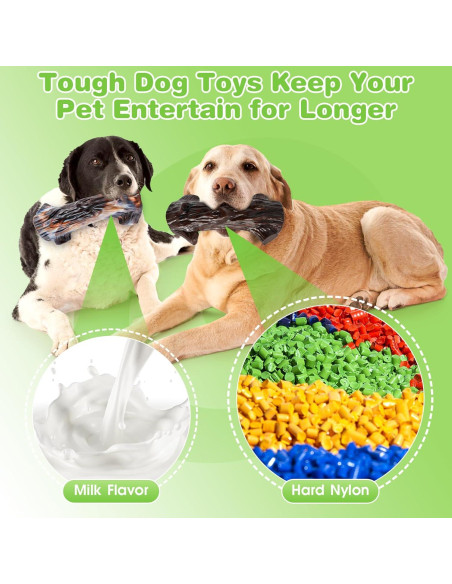 Juguetes para Perros Indestructibles Jeefome - 2 Paquetes