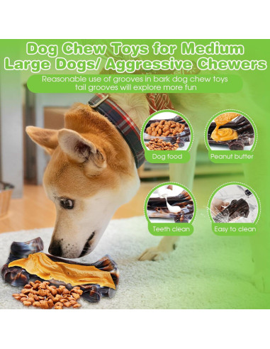 Juguetes para Perros Indestructibles Jeefome - 2 Paquetes