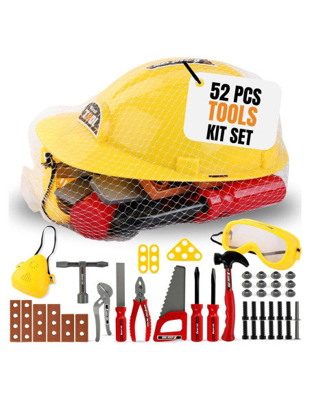 Juego de Herramientas para Niños 52 Piezas Liberty Imports