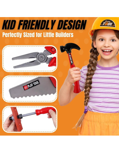 Juego de Herramientas para Niños 52 Piezas Liberty Imports