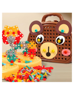 Juego de Caja de Herramientas TCARAIWEN 2 Piezas para Niños