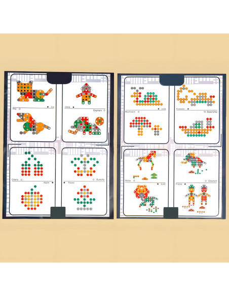 Juego de Caja de Herramientas TCARAIWEN 2 Piezas para Niños