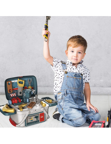 Juego de Herramientas Portátil Shape28 36 Piezas para Niños