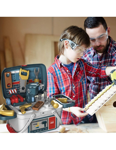 Juego de Herramientas Portátil Shape28 36 Piezas para Niños