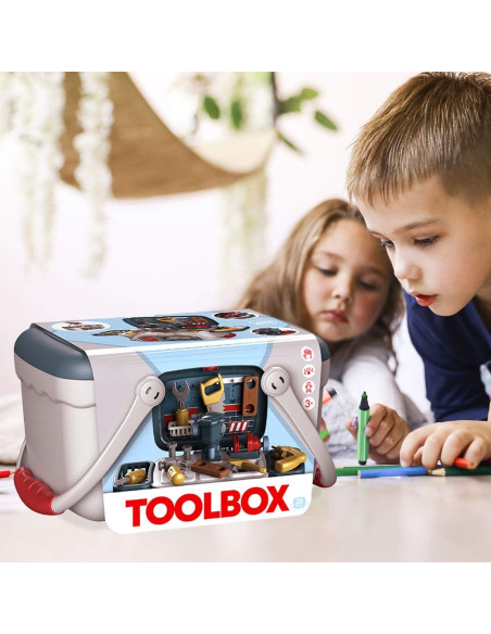 Juego de Herramientas Portátil Shape28 36 Piezas para Niños