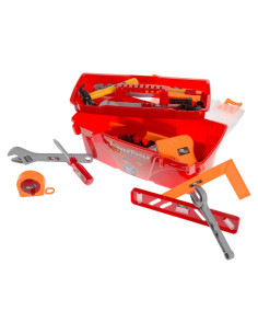 Juego de Caja de Herramientas 40 Piezas Hey! Play! Naranja