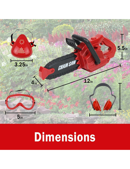 Sierra de Juguete TeganPlay con Sonido y Accesorios