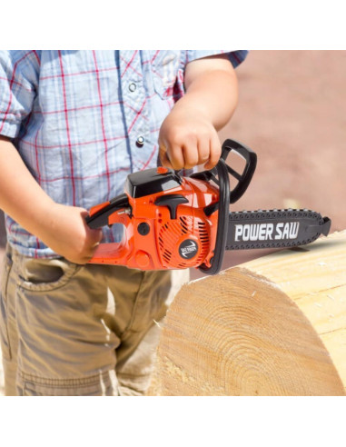 Sierra de Cadena de Juguete Hey! Play! 40,6 cm Naranja