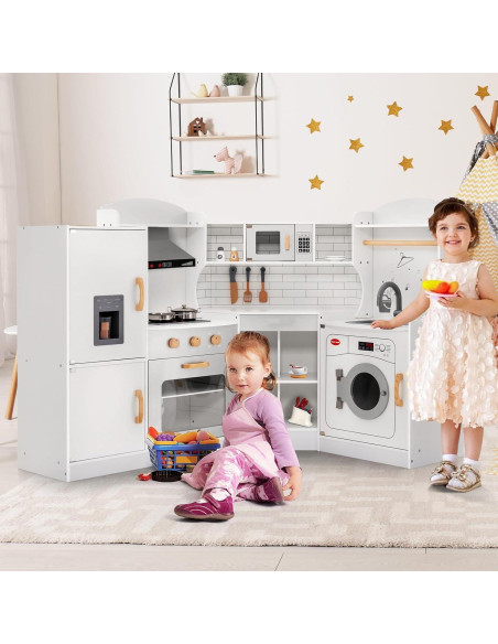 Juego de Cocina en Esquina Costzon Madera con Sonidos 41.9x29.2cm